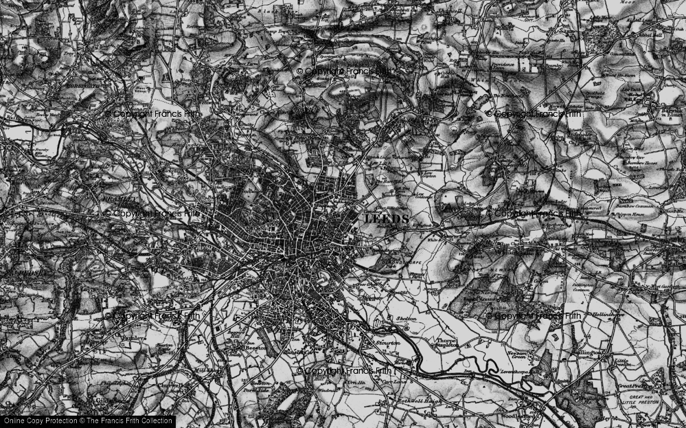 Old Map of Sheepscar, 1898 in 1898