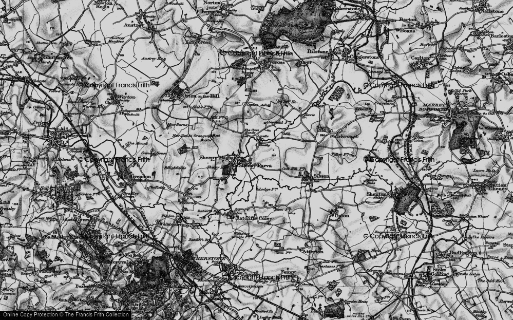 Historic Ordnance Survey Map of Sheepy Parva, 1899