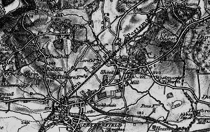 Old map of Adhurst St Mary in 1895