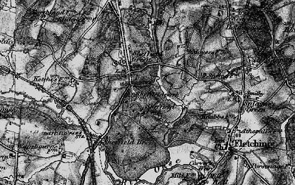 Old map of Sheffield Park Sta in 1895