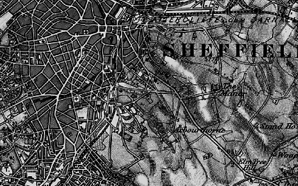 Old map of Sheffield Park in 1896