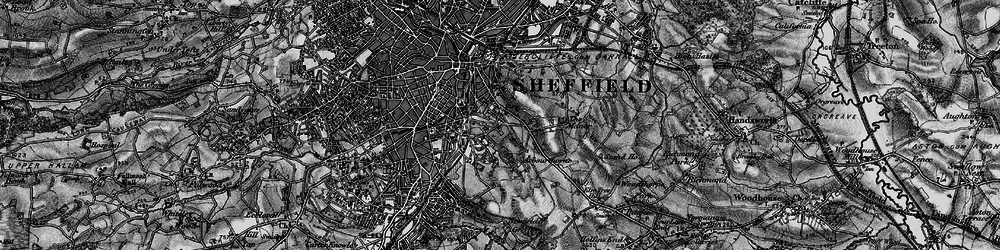 Old map of Sheffield Park in 1896