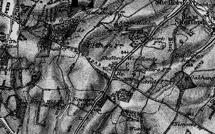 Old map of Breach Copse in 1895