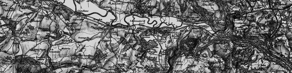 Old map of Sheinton in 1899