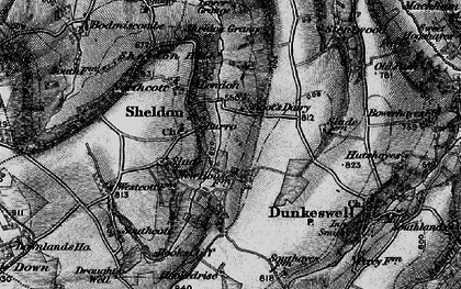 Old map of Sheldon in 1898