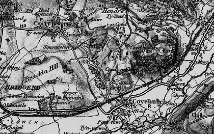 Old map of Hendre in 1897