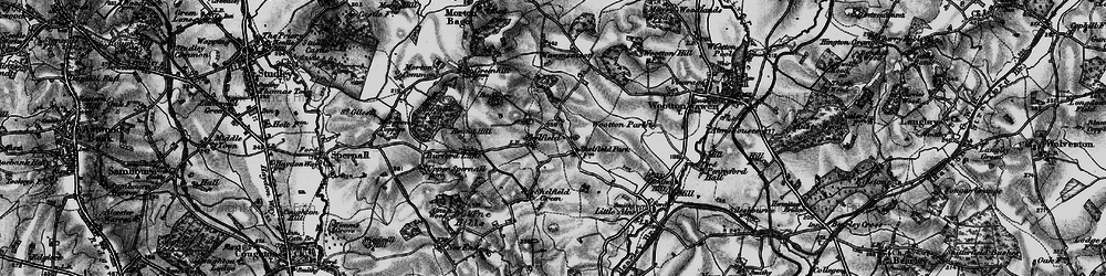 Old map of Shelfield in 1898