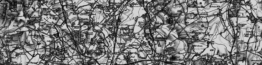 Old map of Shelfield in 1899