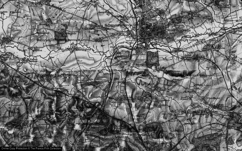 Old Map of Shelfleys, 1898 in 1898