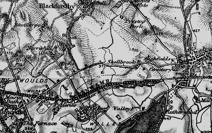Old map of Shellbrook in 1895