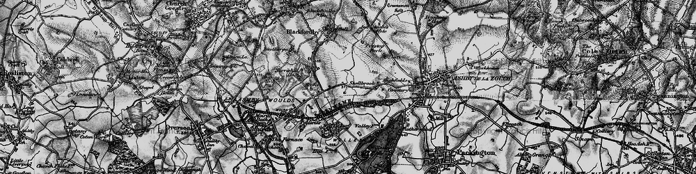 Old map of Shellbrook in 1895
