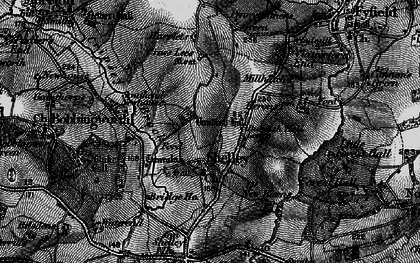 Old map of Shelley in 1896