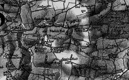 Old map of Shellow Bowells in 1896
