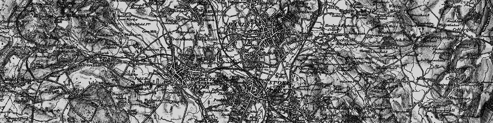 Old map of Shelton in 1897