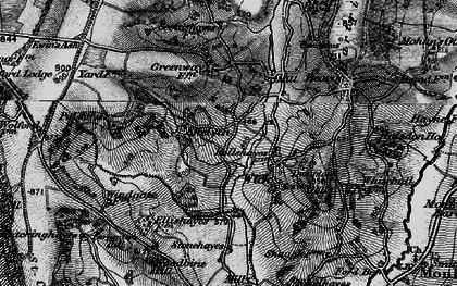 Old map of Shelvin in 1898
