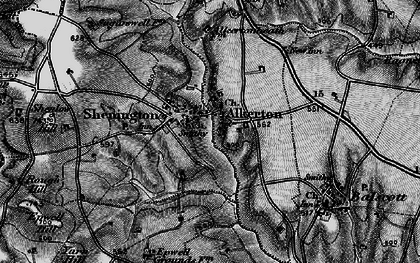Old map of Shenington in 1896