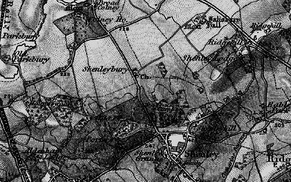 Old map of Shenleybury in 1896