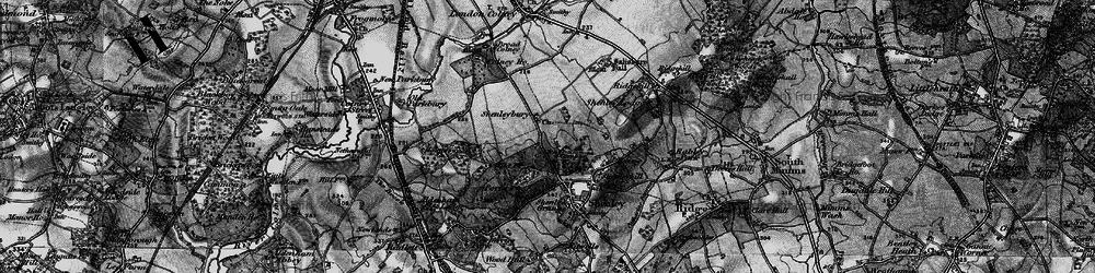 Old map of Shenleybury in 1896