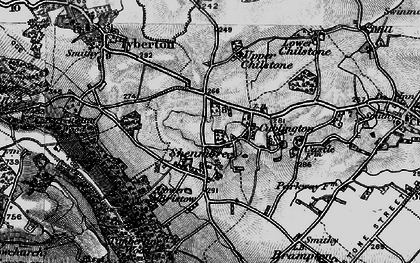 Old map of Batchy Hill in 1898