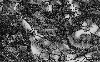 Old map of Shepherd's Green in 1895