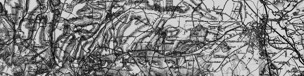 Old map of Shepshed in 1895