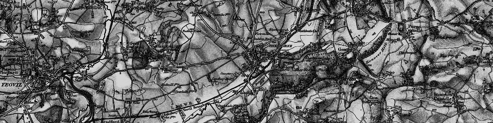 Old map of Ambrose Hill in 1898