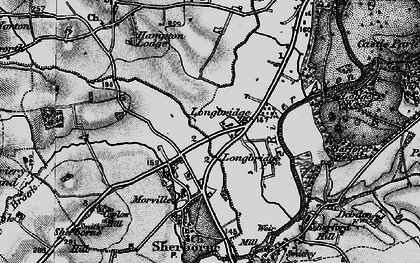 Old map of Sherbourne in 1898