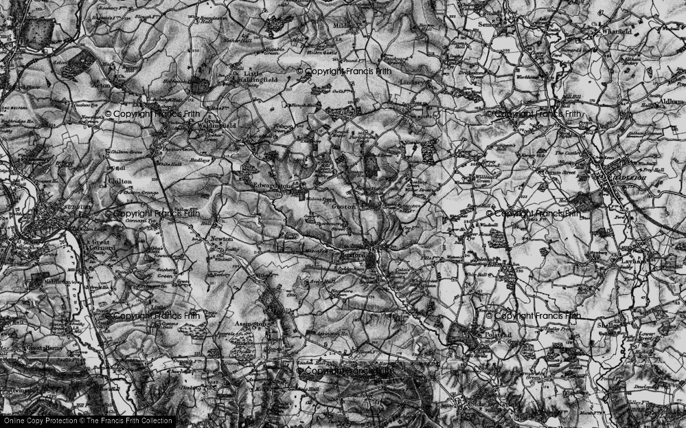 Old Map of Sherbourne Street, 1896 in 1896