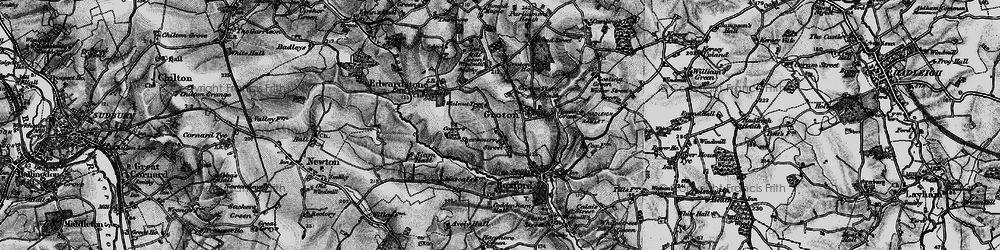 Old map of Sherbourne Street in 1896