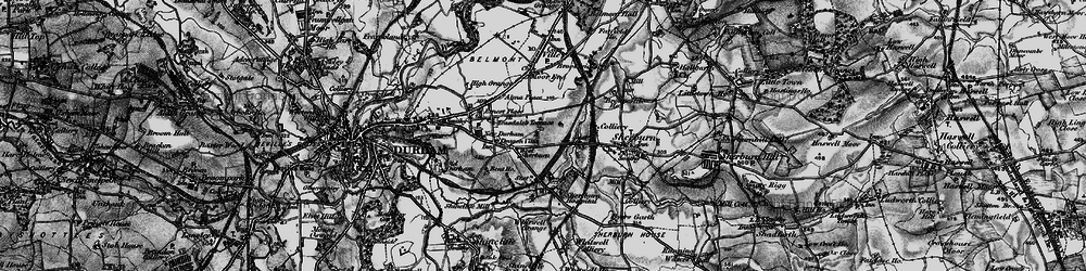 Old map of Sherburn Grange in 1898