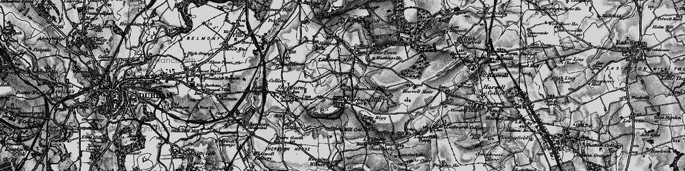 Old map of Sherburn Hill in 1898