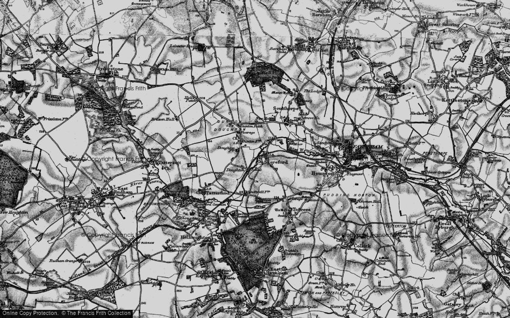 Old Map of Shereford, 1898 in 1898