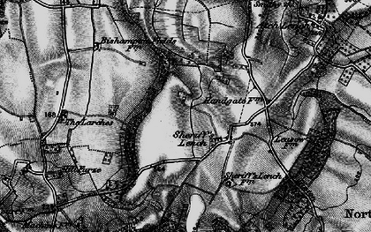 Old map of Bishampton Bank in 1898