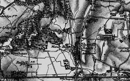 Old map of Sheriffhales in 1897