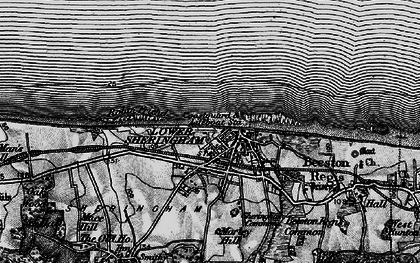Old map of Sheringham in 1899