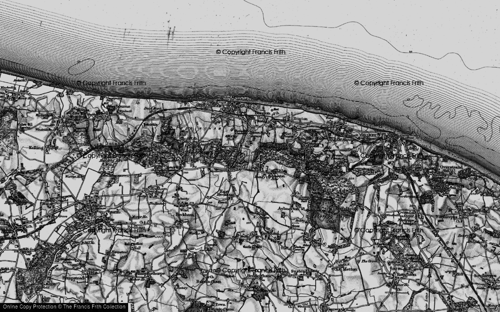 Old Map of Sheringwood, 1899 in 1899