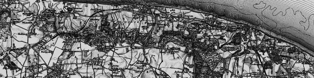 Old map of Sheringwood in 1899