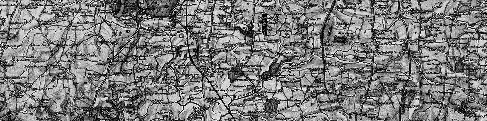 Old map of Shermanbury in 1895