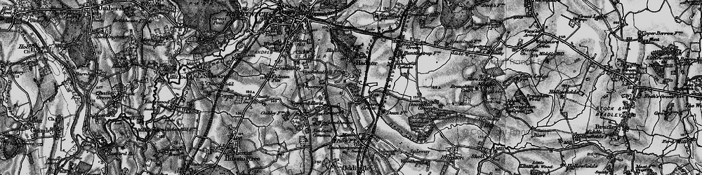 Old map of Shernal Green in 1898