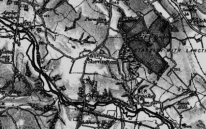 Old map of Shevington in 1896