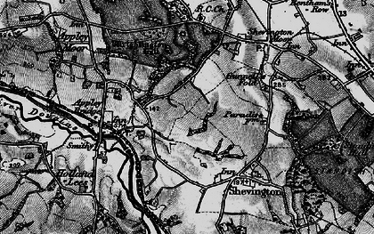 Old map of Shevington Vale in 1896