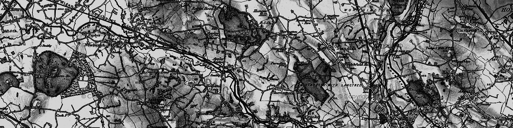 Old map of Shevington Vale in 1896