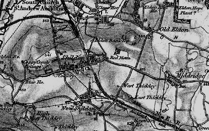 Old map of Shildon in 1897