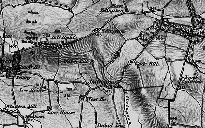 Old map of Shilvington in 1897