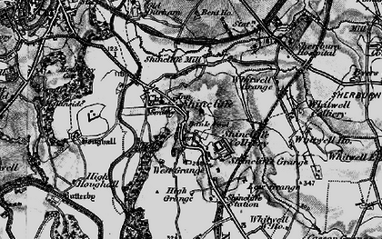 Old map of Shincliffe in 1898