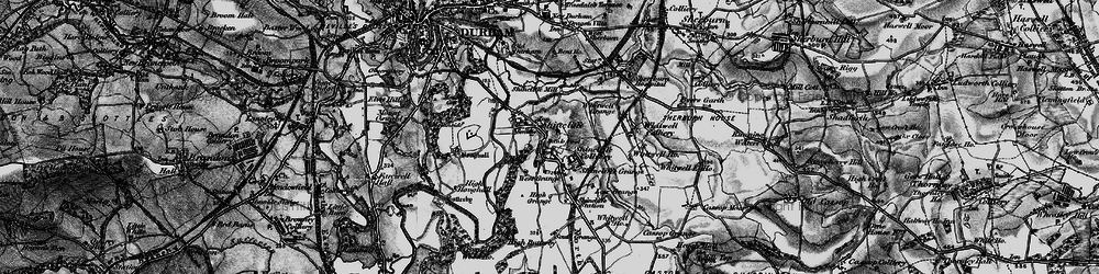 Old map of Shincliffe in 1898