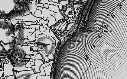 Old map of Shingle Street in 1895