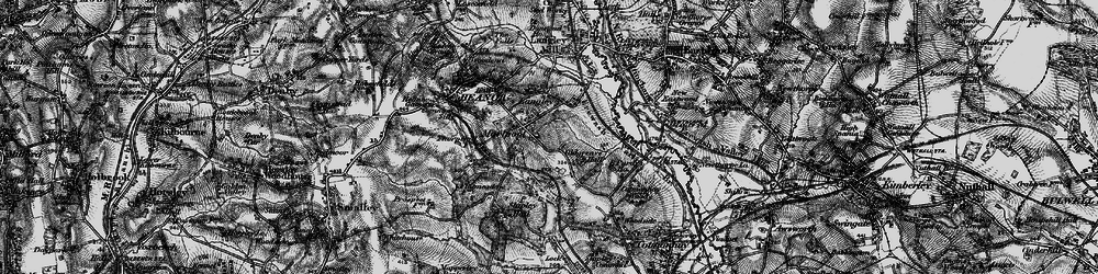 Old map of Shipley in 1895