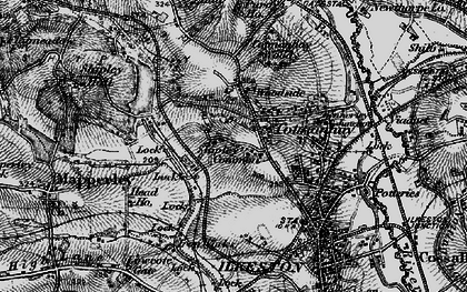 Old map of Shipley Common in 1895