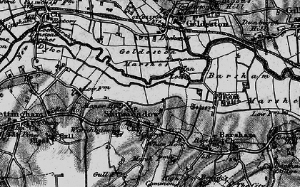 Old map of Shipmeadow in 1898